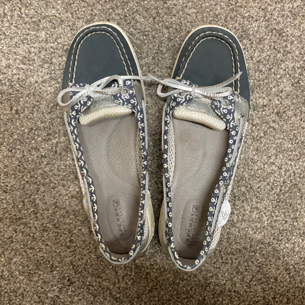 Sperry top sider womens 7.5 with anchors